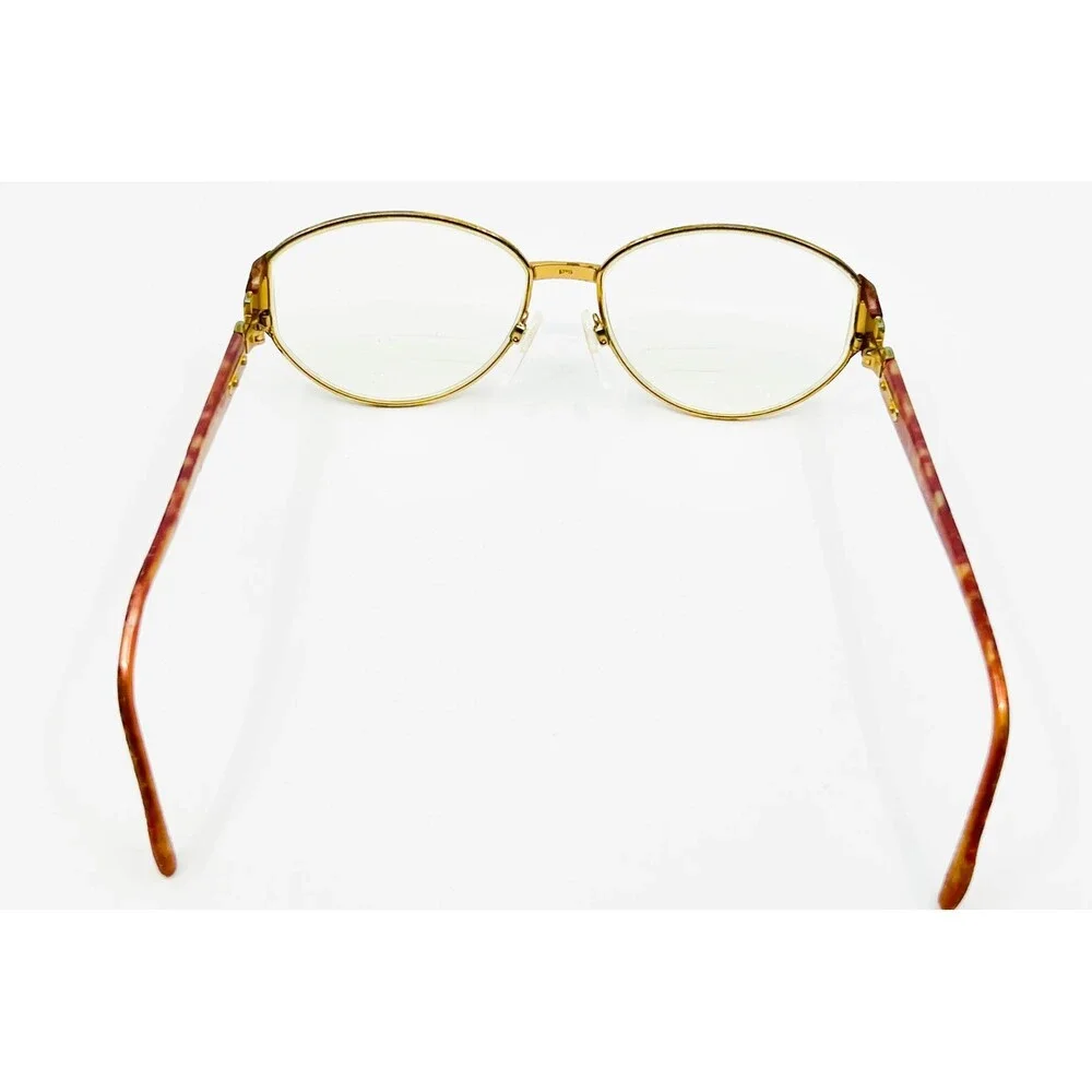 Silhouette Eyeglasses Womens Gold Tortoise M6156 730 V6051 52-15 130